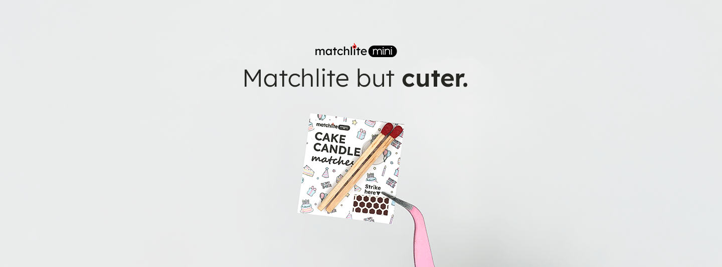 MATCHLITE Mini banner saying Matchlite but cuter